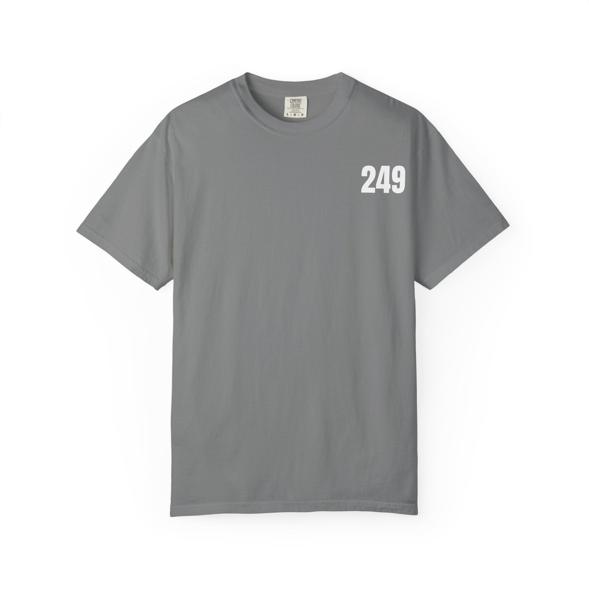 USA 249 Year Unisex Garment-Dyed T-shirt, Patriotic Tee, America Birthday Shirt, Red White Blue, Independence Day Top