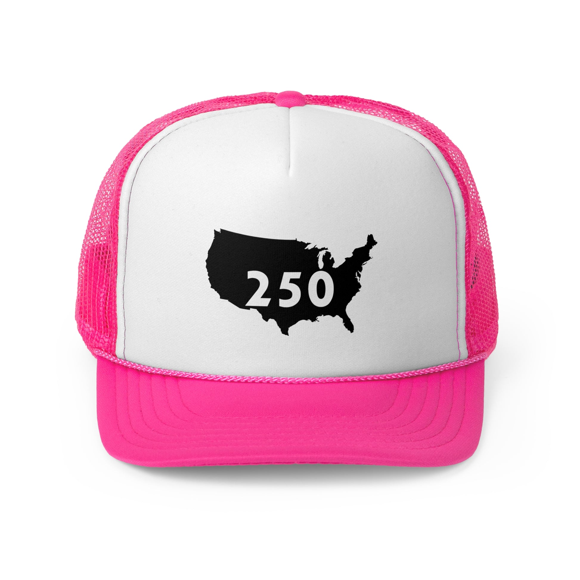 USA 250 Trucker Cap | Vintage Outdoor Hat, Gift for Road Trips, Casual Wear, Summer Fashion, Adventure Gear