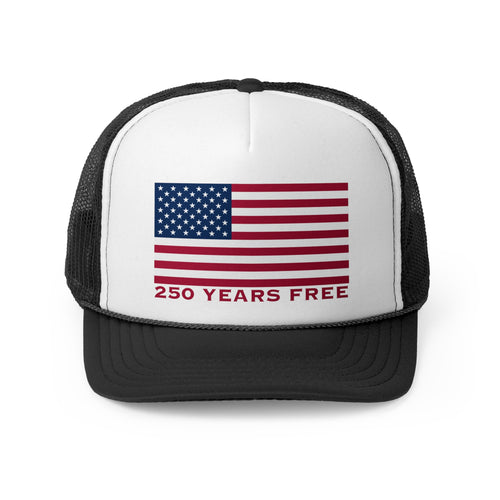 250 Years Free USA Pride Hat, American Patriot Baseball Cap, Independence Day Headwear, Red White Blue Snapback, 4th of July