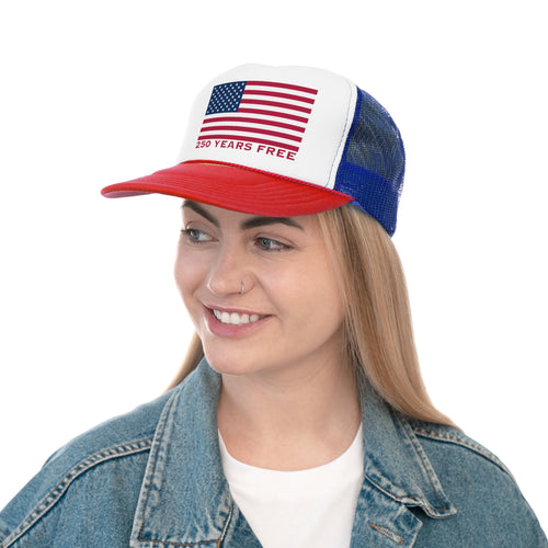 250 Years Free USA Pride Hat, American Patriot Baseball Cap, Independence Day Headwear, Red White Blue Snapback, 4th of July