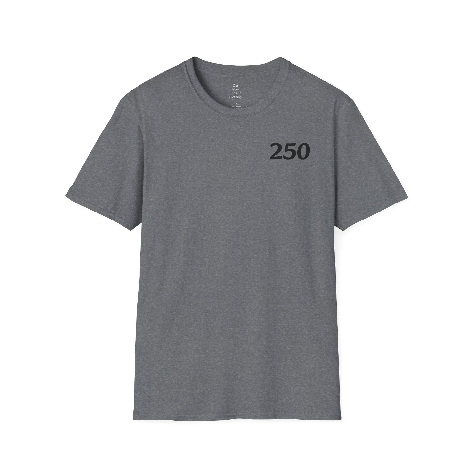 USA 250 Year Celebration Unisex T-Shirt, Patriotic America Anniversary Tee, Independence Day Shirt, US Bicentennial Top, Fourth of July