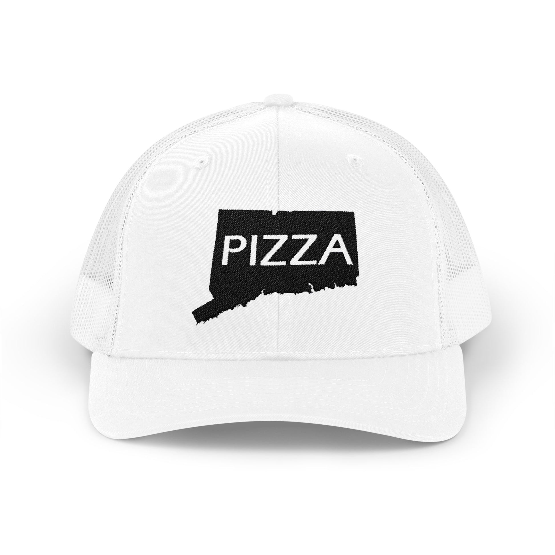 Connecticut Pizza State Snapback Cap - Foodie Gift, Adjustable Hat, Pizza Lover, State Pride, Trucker Hat