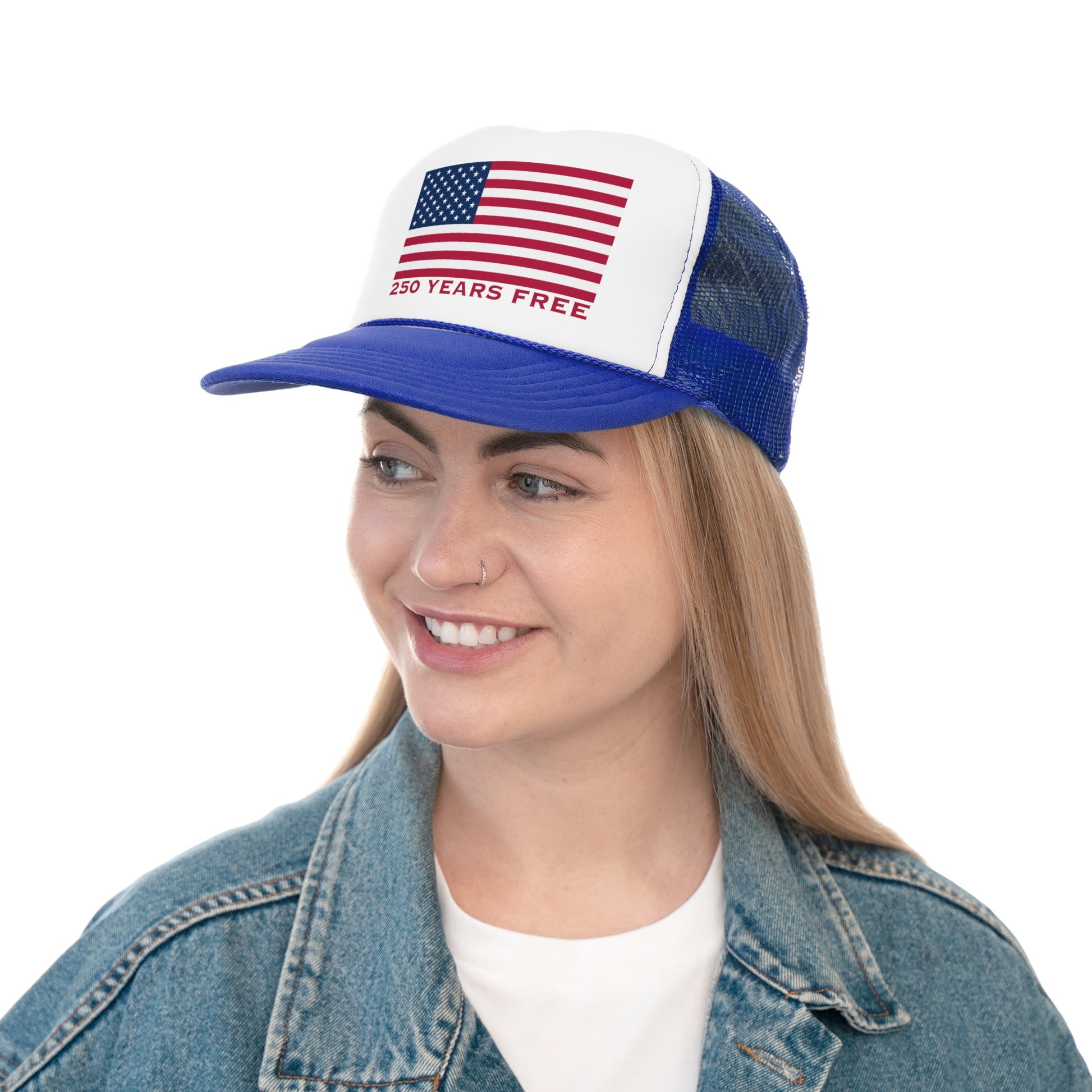 250 Years Free USA Pride Hat, American Patriot Baseball Cap, Independence Day Headwear, Red White Blue Snapback, 4th of July