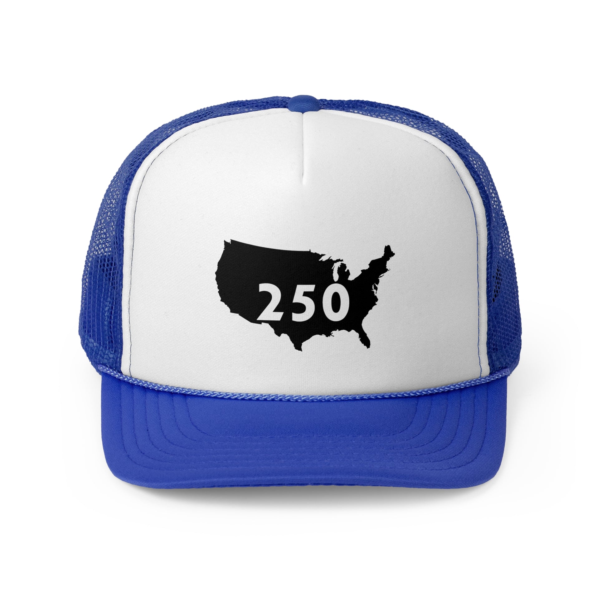USA 250 Trucker Cap | Vintage Outdoor Hat, Gift for Road Trips, Casual Wear, Summer Fashion, Adventure Gear