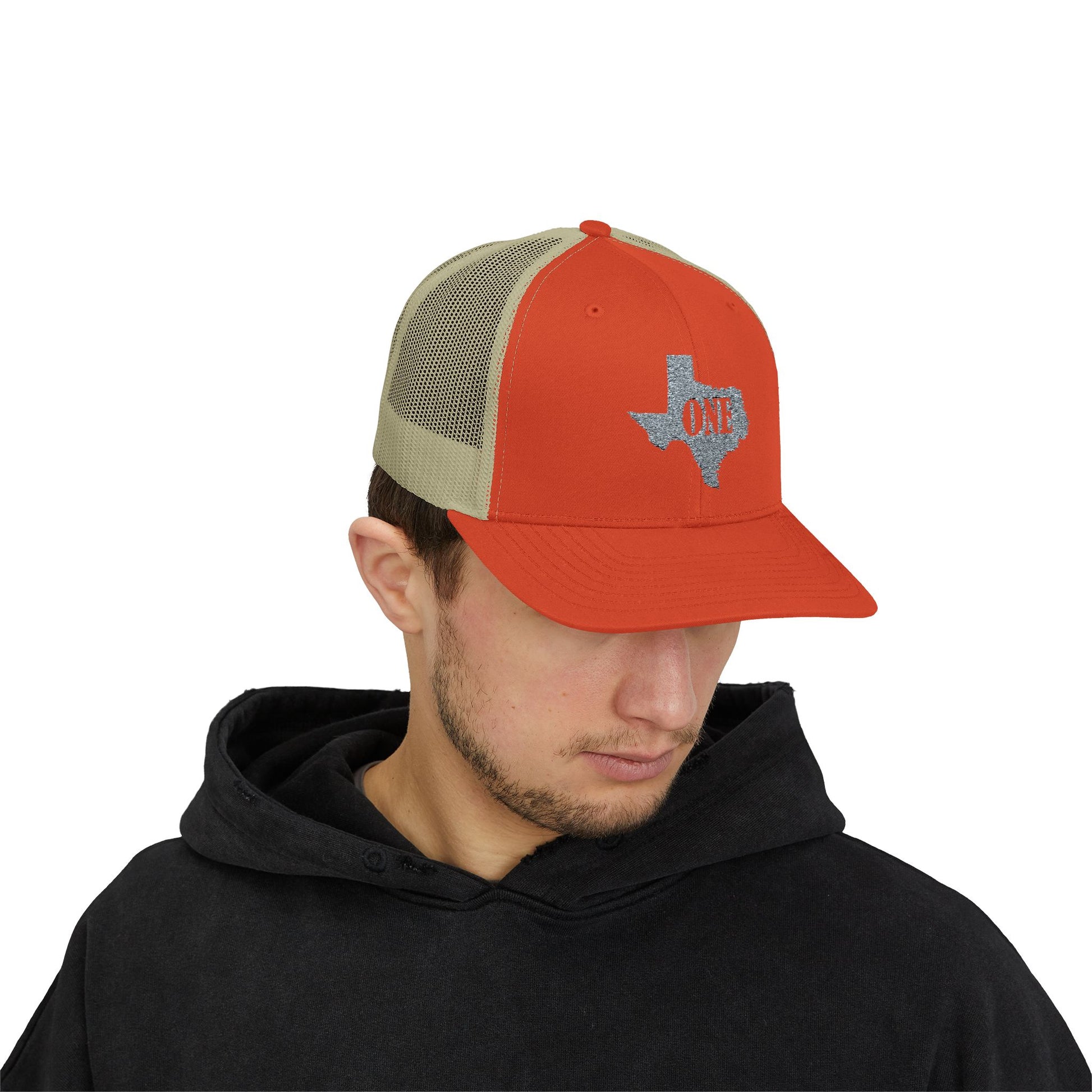 Texas ONE Snapback Trucker Cap, Texas State Hat, Texas Snapback Cap, Snapback Trucker Hat, Texas Accessories