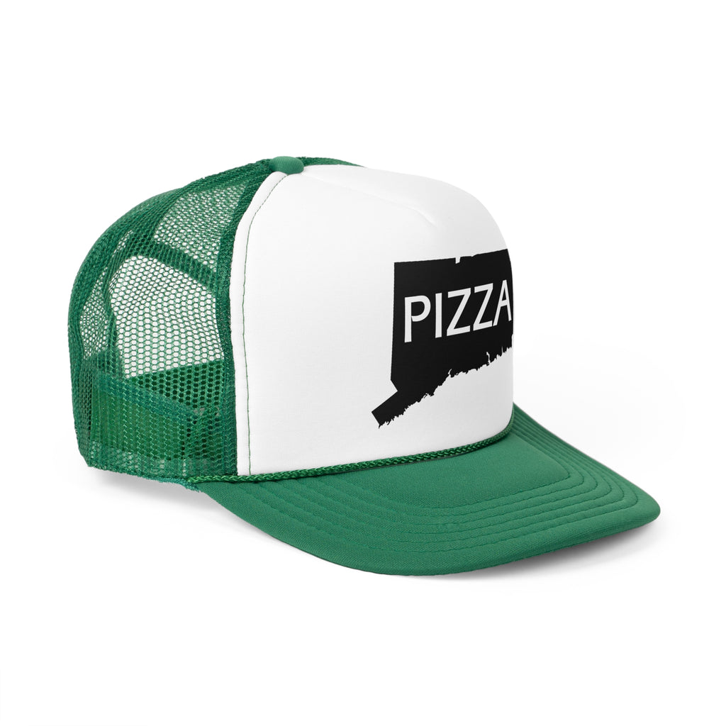 Connecticut Pizza State Trucker Caps - Pizza Lover Hat, CT Foodie Gift, Pizza Party Cap, State Pride Baseball Cap, Food Truck Accessories