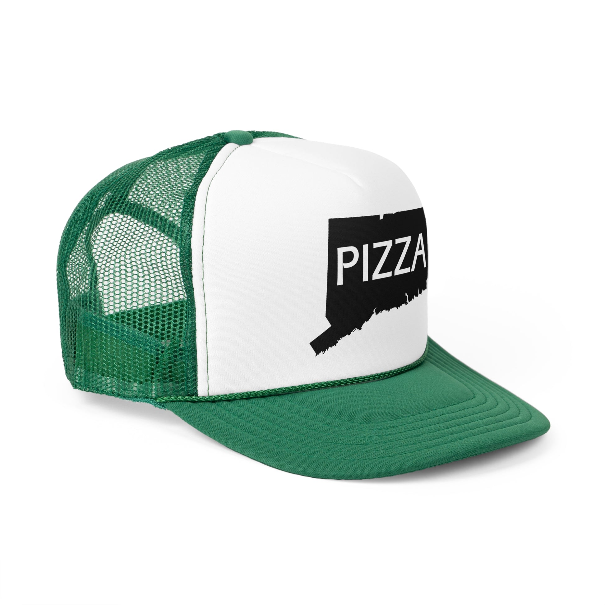 Connecticut Pizza State Trucker Caps - Pizza Lover Hat, CT Foodie Gift, Pizza Party Cap, State Pride Baseball Cap, Food Truck Accessories