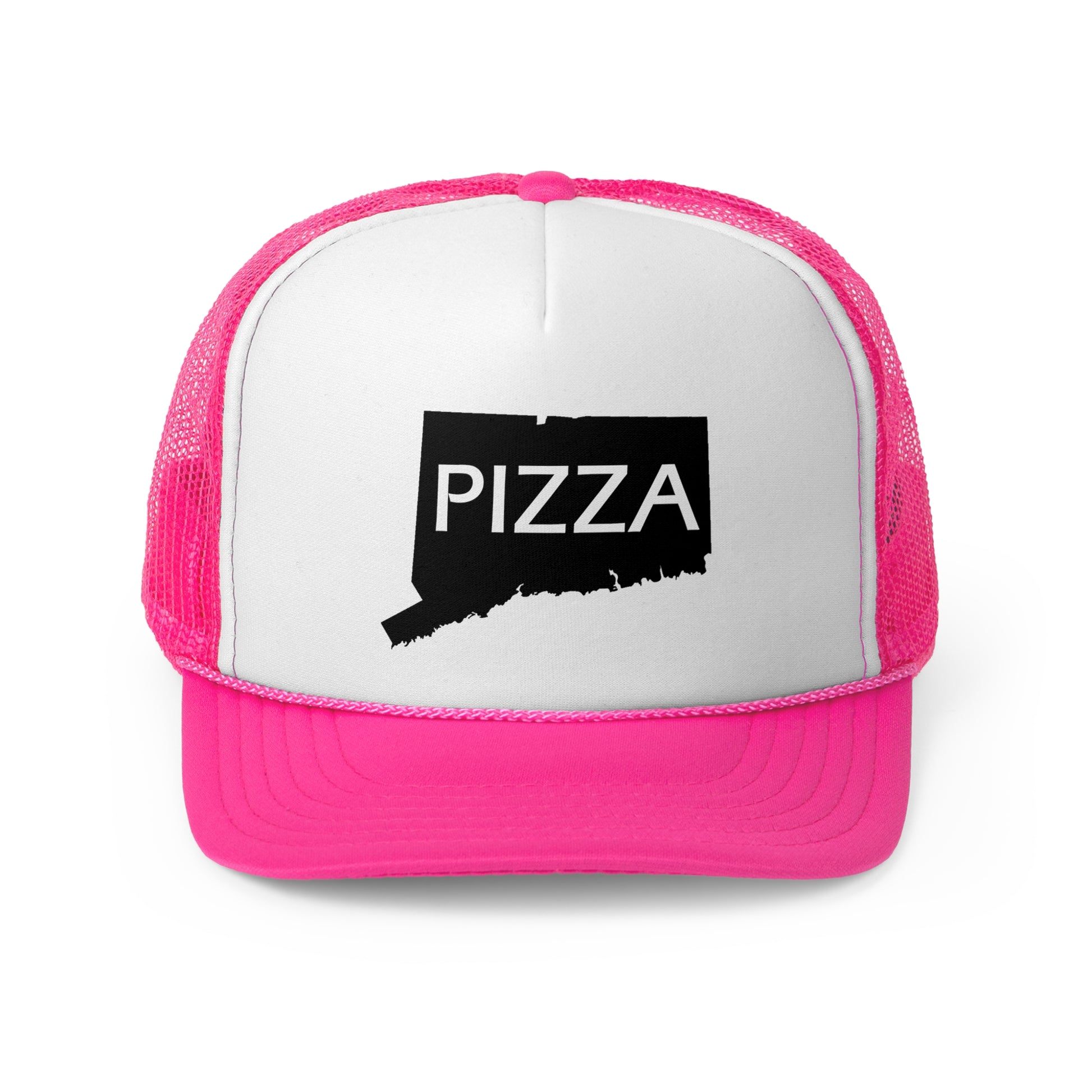 Connecticut Pizza State Trucker Caps - Pizza Lover Hat, CT Foodie Gift, Pizza Party Cap, State Pride Baseball Cap, Food Truck Accessories