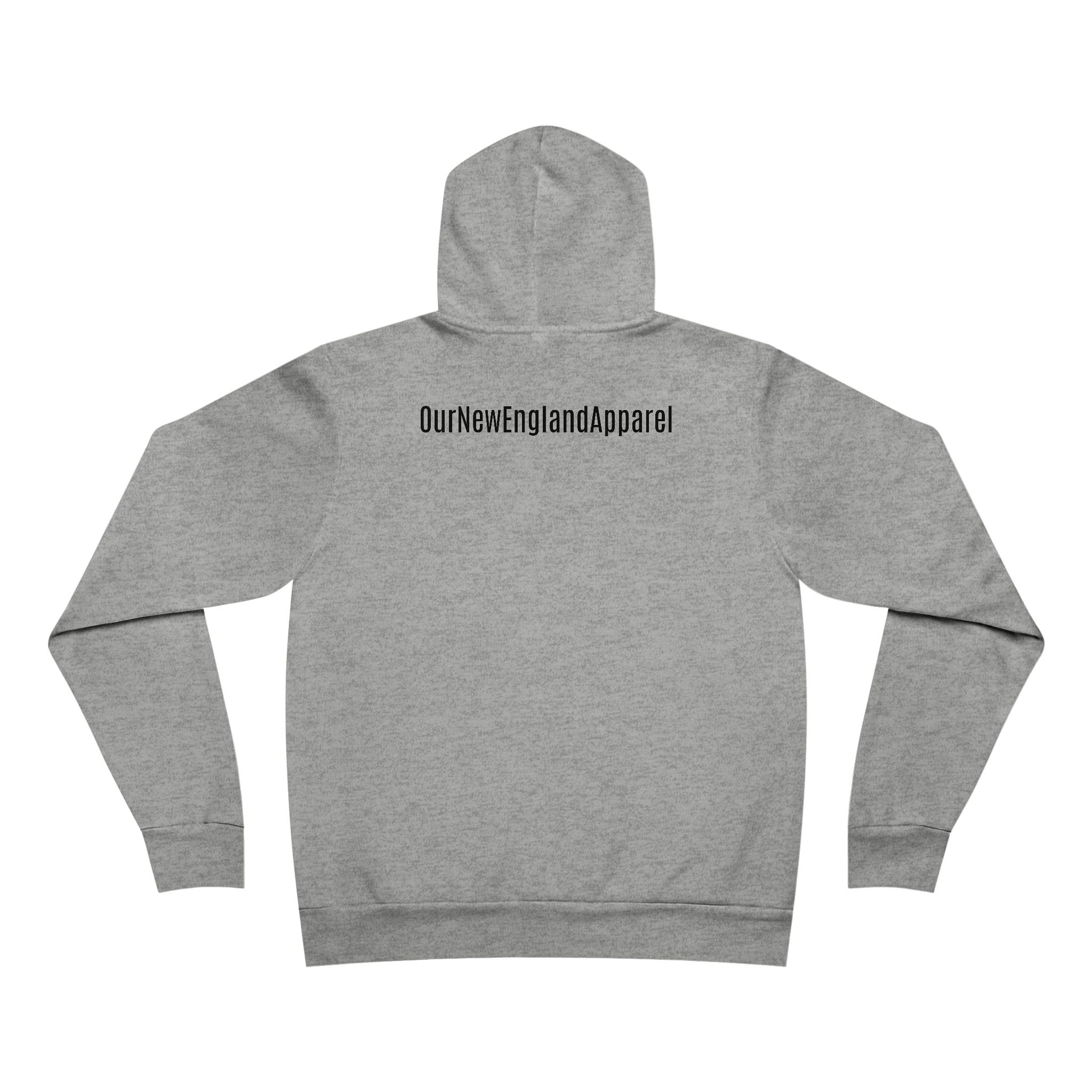 OurNewEnglandApparel Branded Premium Hoodie - Unisex Sweatshirt, Pullover Hooded Sweatshirt Jumper, Cozy Fleece Hoodie, Gender Neutral Top