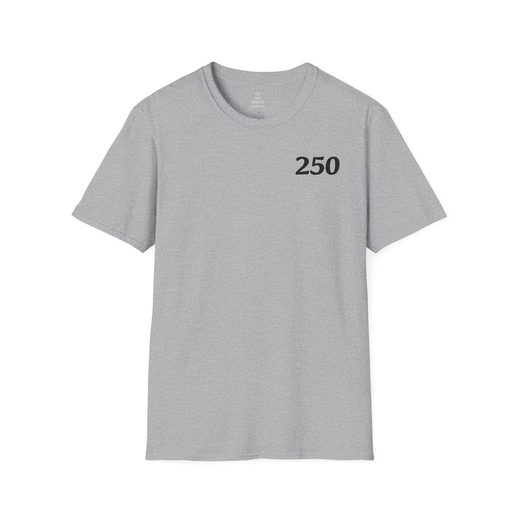 USA 250 Year Celebration Unisex T-Shirt, Patriotic America Anniversary Tee, Independence Day Shirt, US Bicentennial Top, Fourth of July
