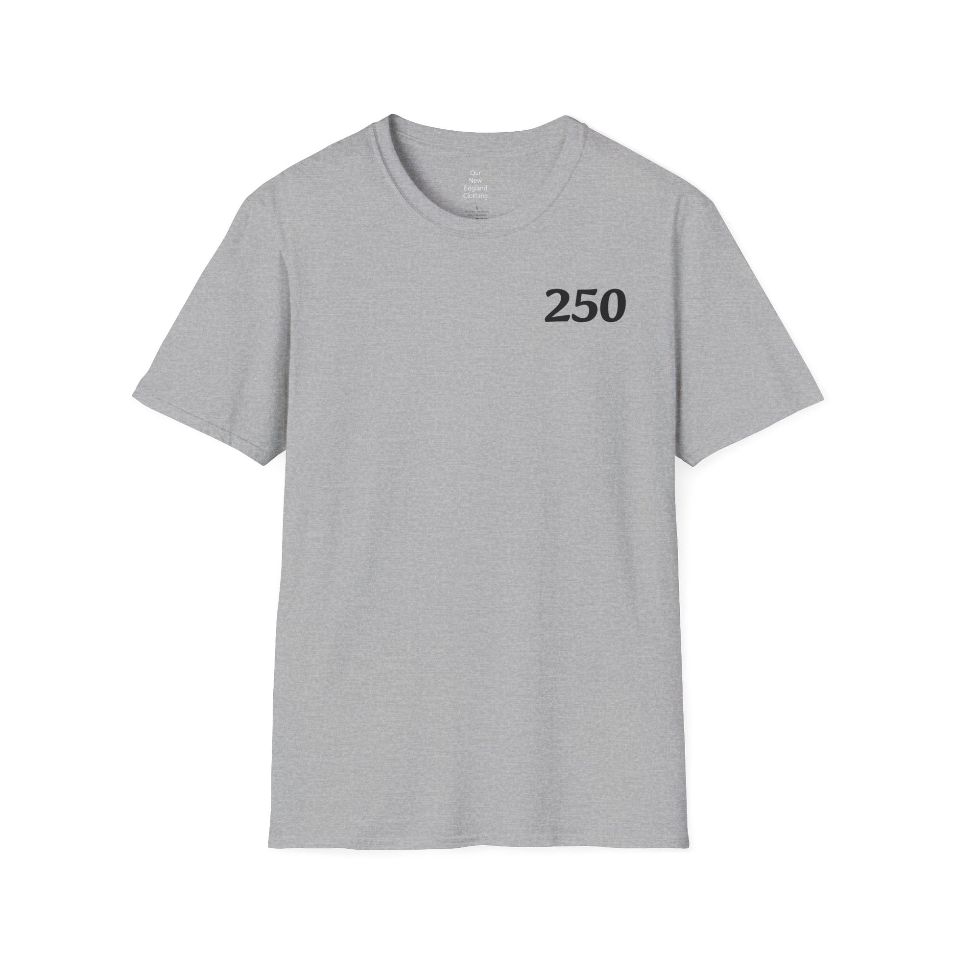 USA 250 Year Celebration Unisex T-Shirt, Patriotic America Anniversary Tee, Independence Day Shirt, US Bicentennial Top, Fourth of July