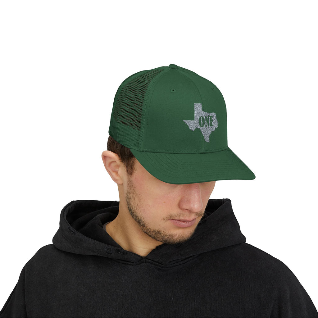 Texas ONE Snapback Trucker Cap, Texas State Hat, Texas Snapback Cap, Snapback Trucker Hat, Texas Accessories