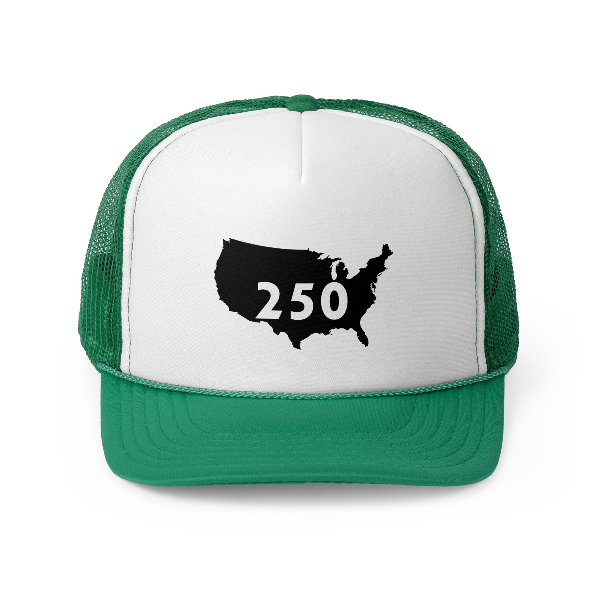 USA 250 Trucker Cap | Vintage Outdoor Hat, Gift for Road Trips, Casual Wear, Summer Fashion, Adventure Gear