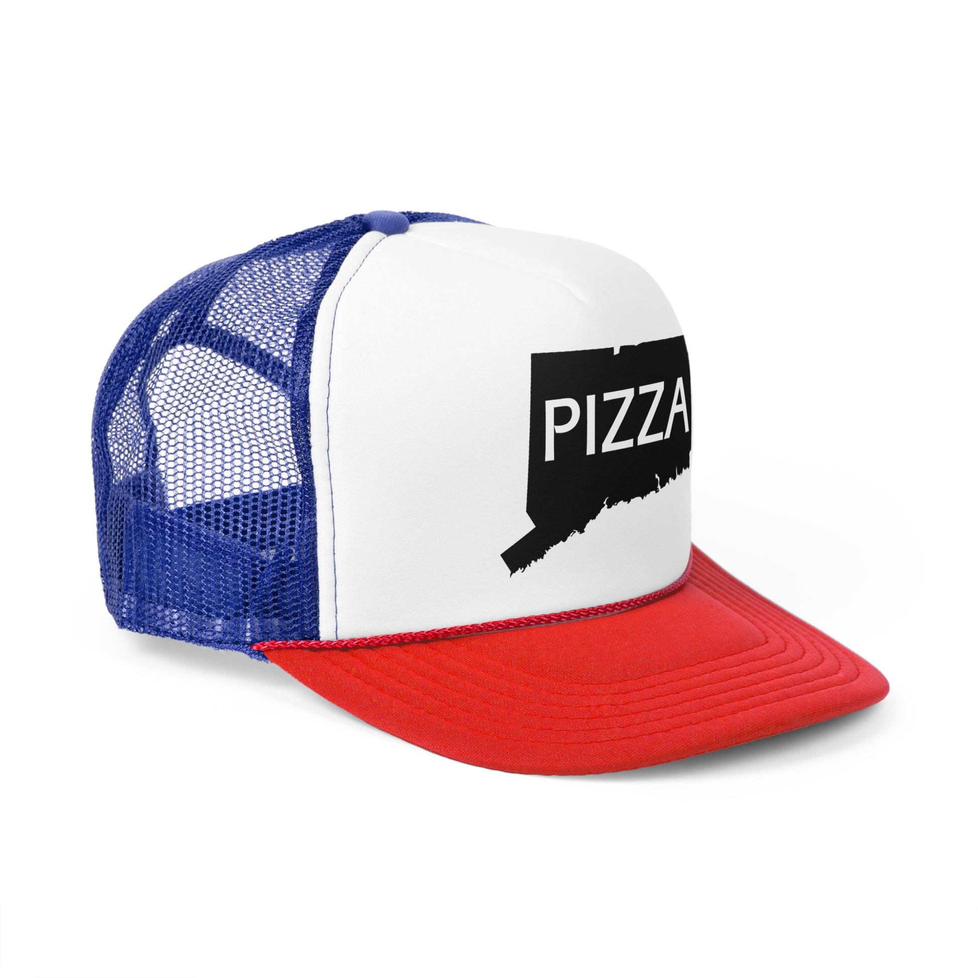 Connecticut Pizza State Trucker Caps - Pizza Lover Hat, CT Foodie Gift, Pizza Party Cap, State Pride Baseball Cap, Food Truck Accessories