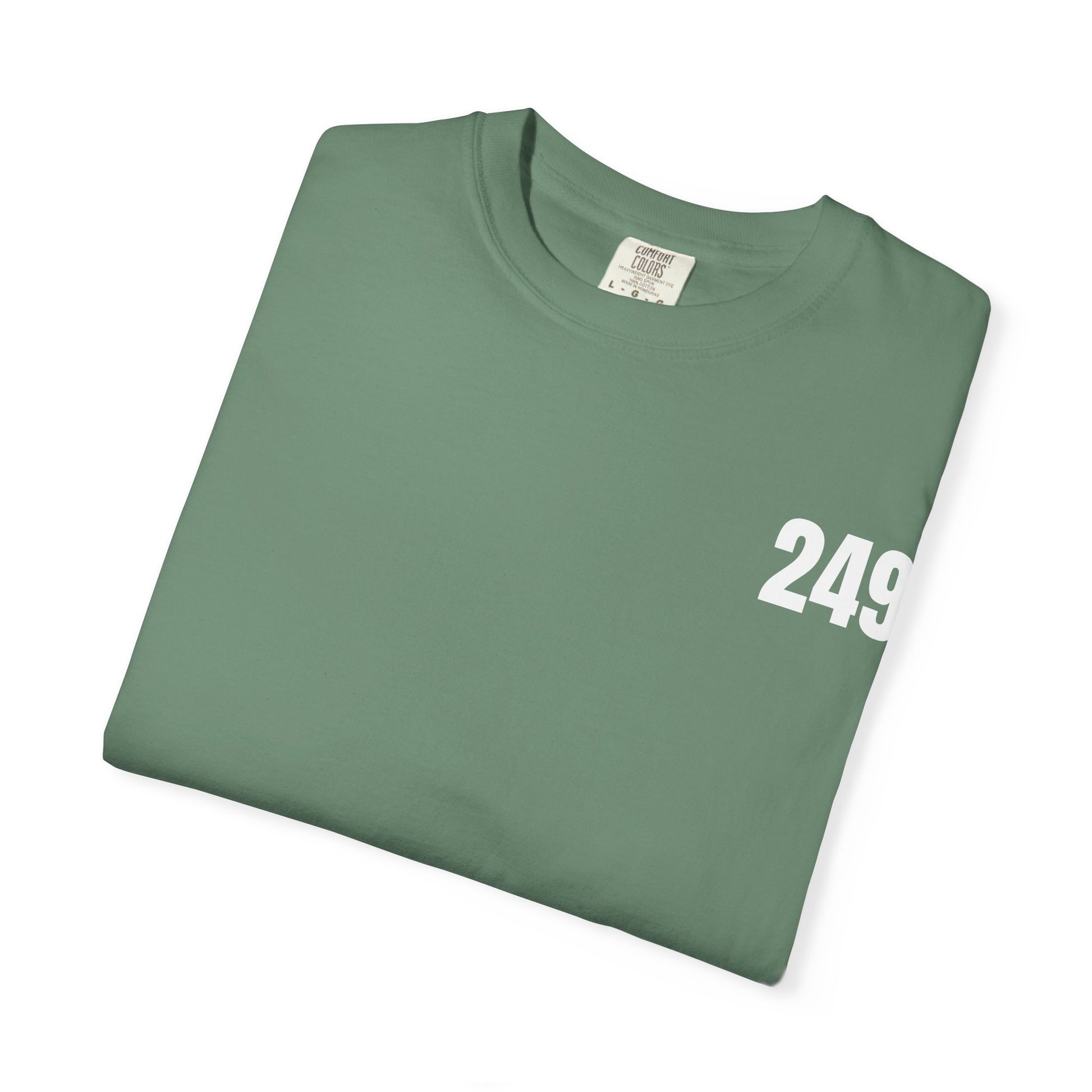 USA 249 Year Unisex Garment-Dyed T-shirt, Patriotic Tee, America Birthday Shirt, Red White Blue, Independence Day Top