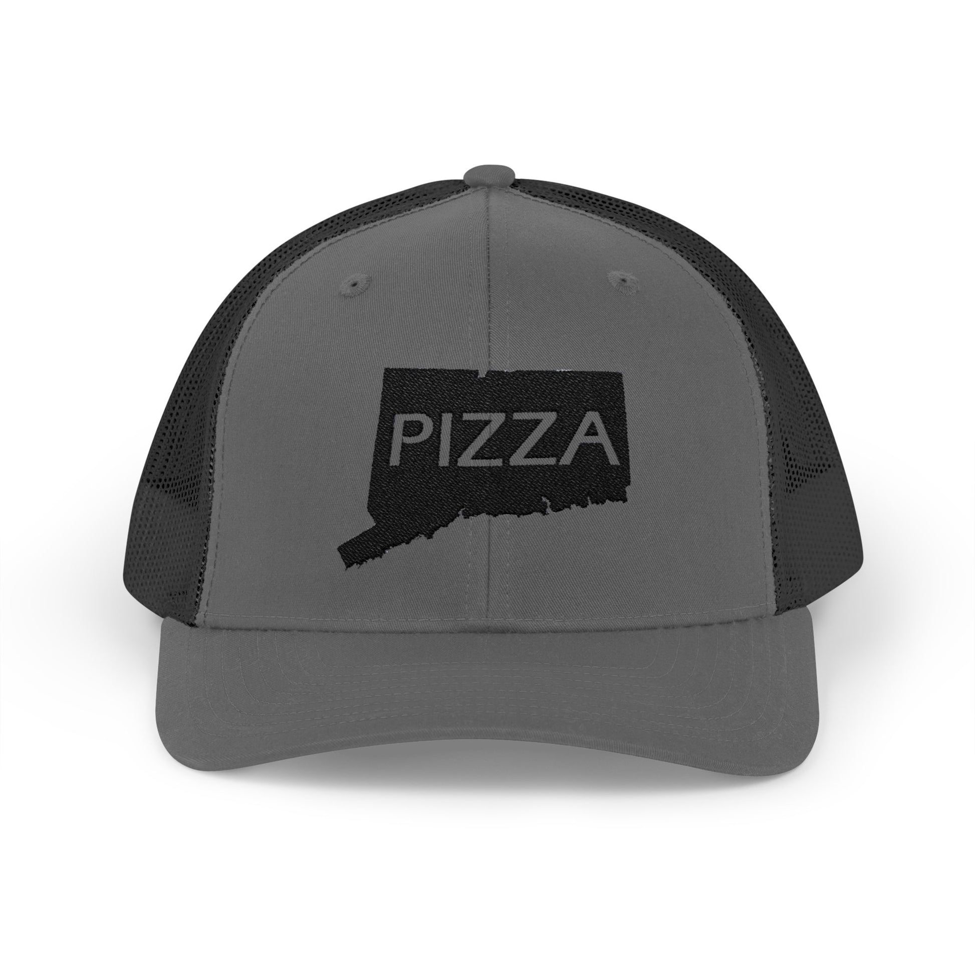Connecticut Pizza State Snapback Cap - Foodie Gift, Adjustable Hat, Pizza Lover, State Pride, Trucker Hat