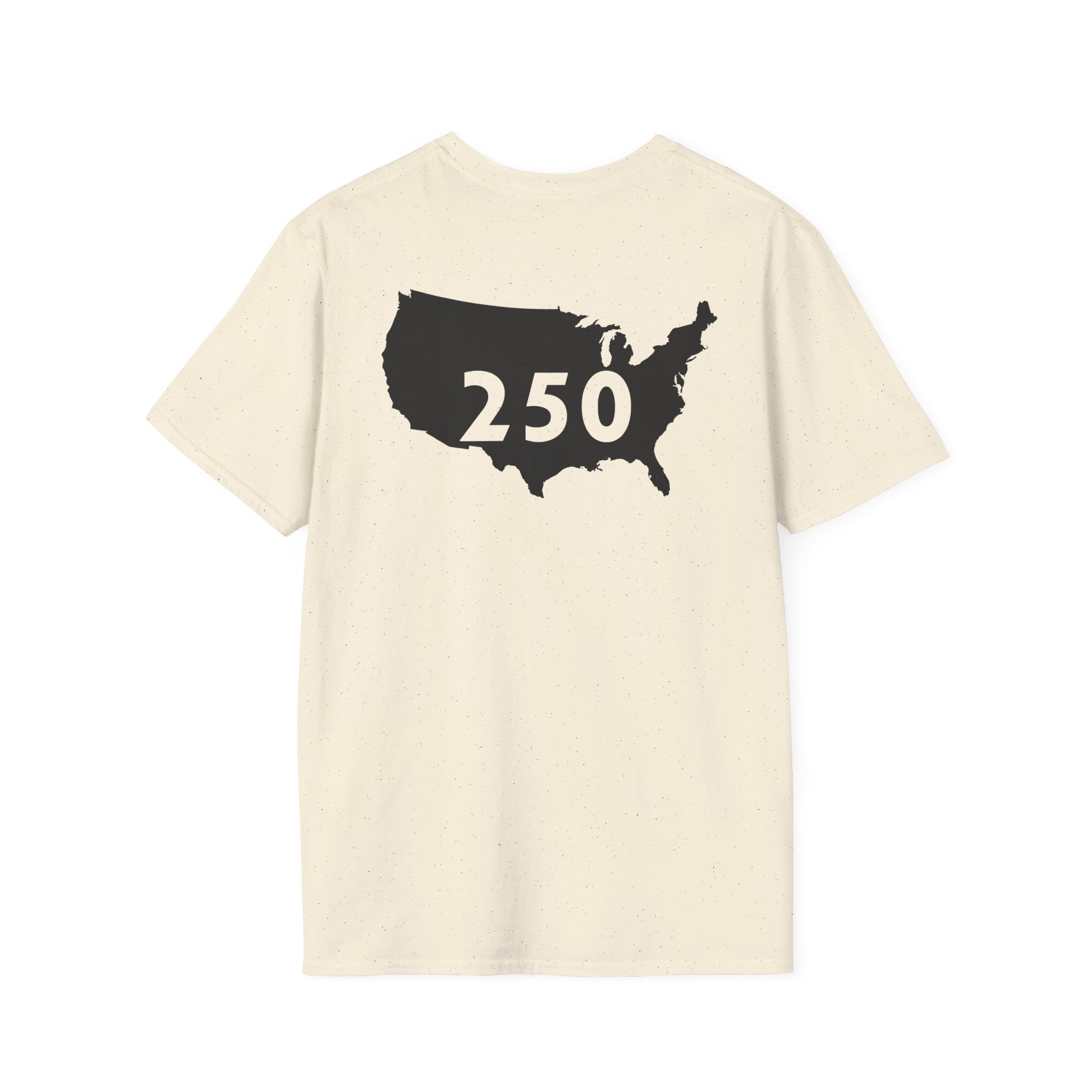 250 Year USA Unisex Softstyle T-Shirt, Patriotic Fourth of July Tee, American History Shirt, Independence Day Top, Retro