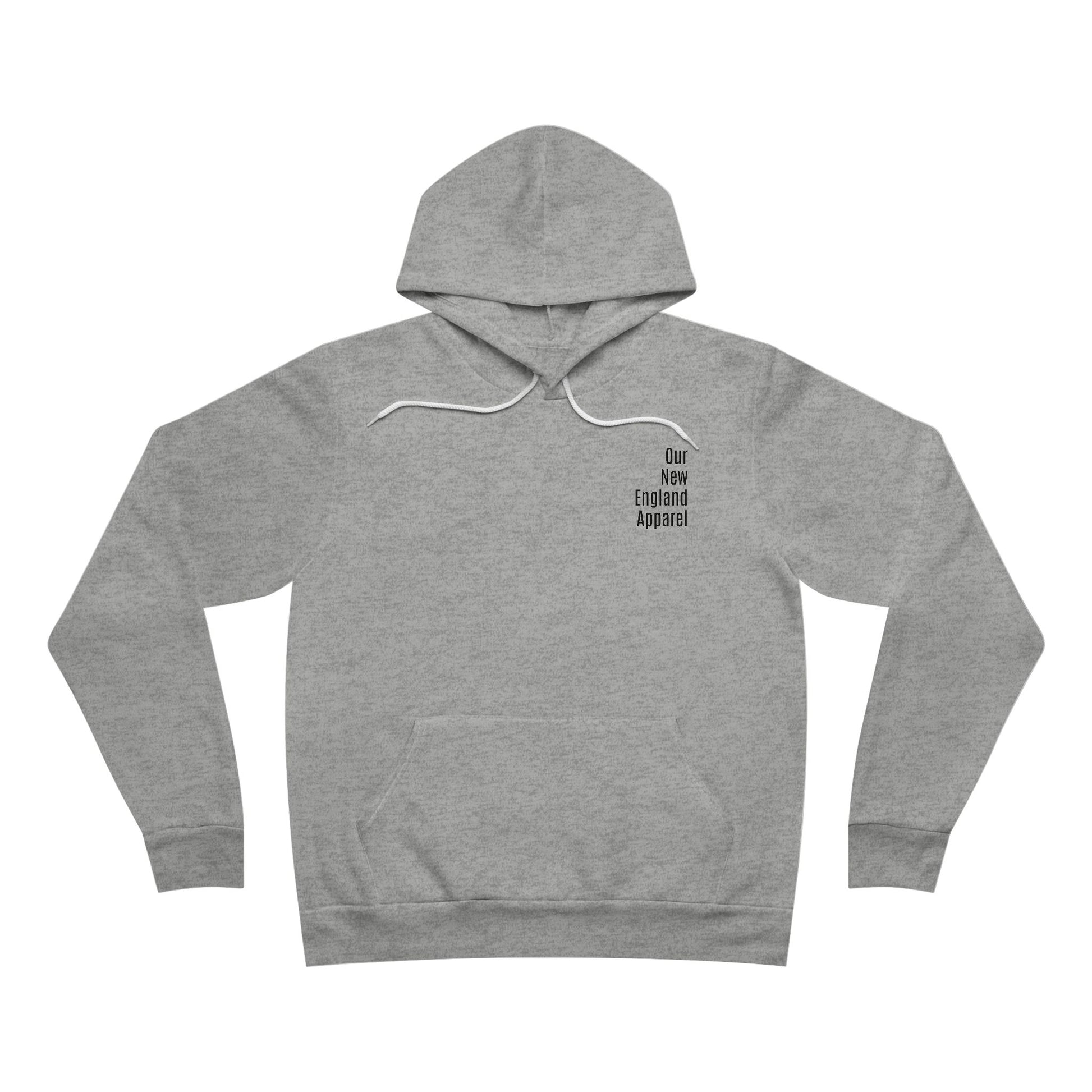 OurNewEnglandApparel Branded Premium Hoodie - Unisex Sweatshirt, Pullover Hooded Sweatshirt Jumper, Cozy Fleece Hoodie, Gender Neutral Top