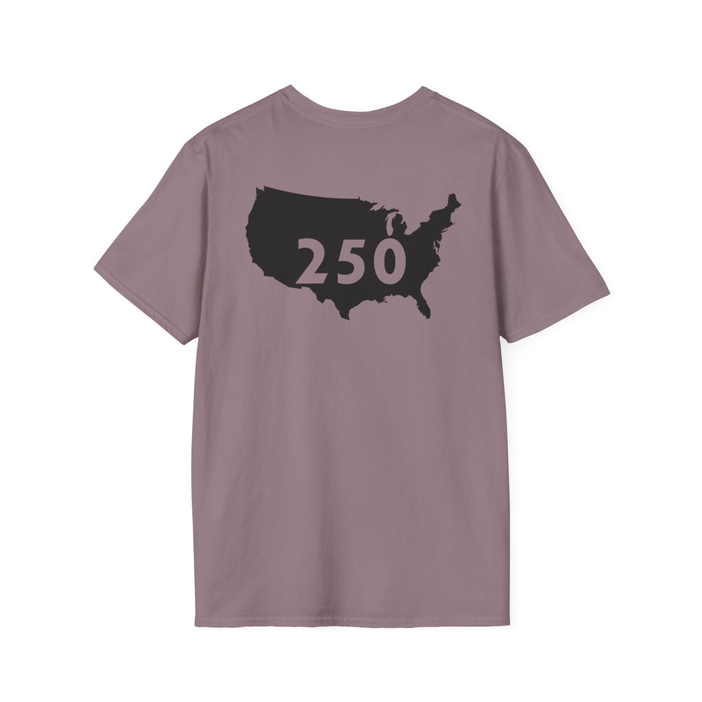 USA 250 Year Celebration Unisex T-Shirt, Patriotic America Anniversary Tee, Independence Day Shirt, US Bicentennial Top, Fourth of July
