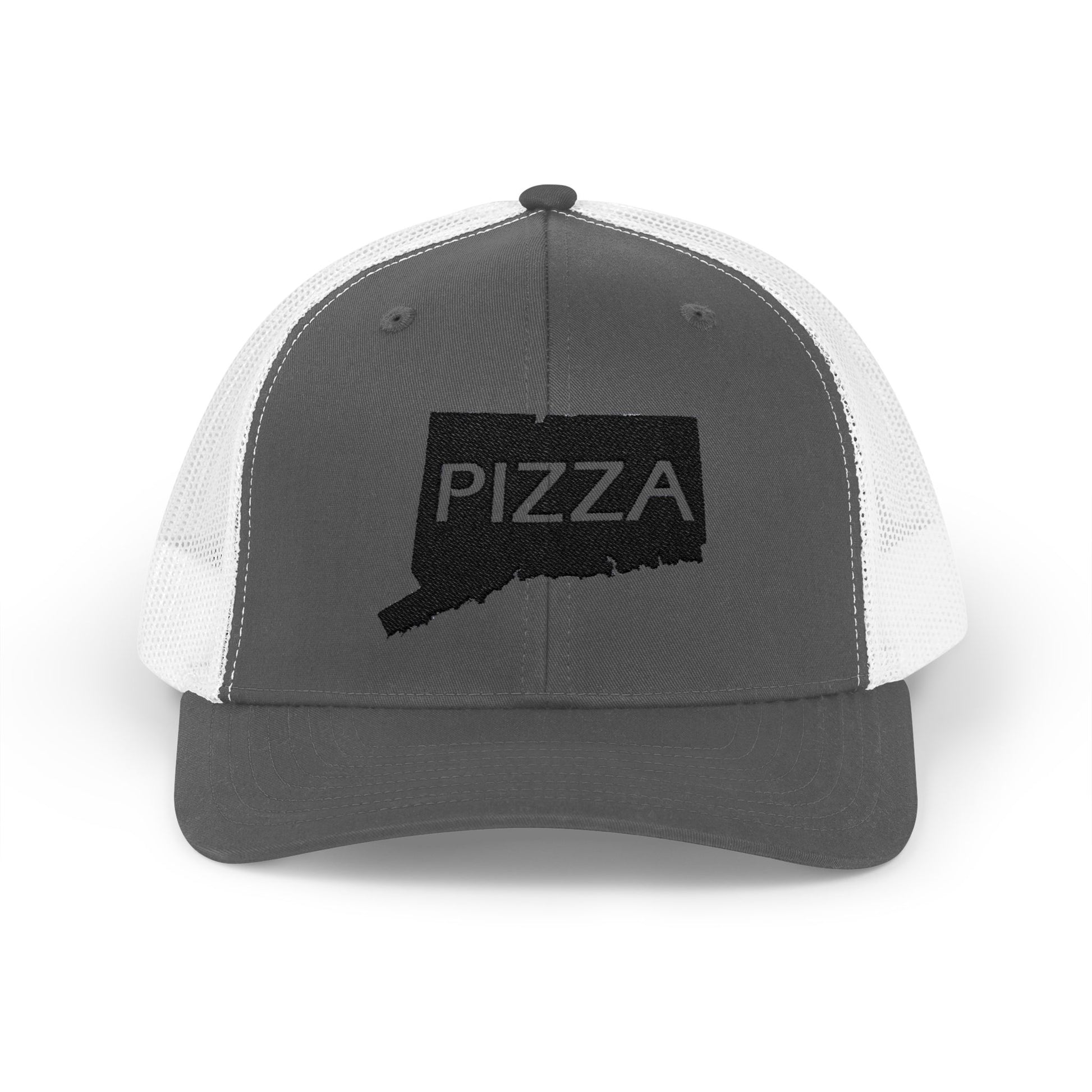 Connecticut Pizza State Snapback Cap - Foodie Gift, Adjustable Hat, Pizza Lover, State Pride, Trucker Hat