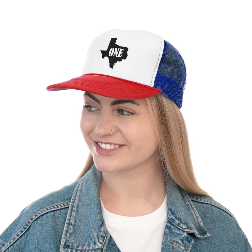 Texas Pride Trucker Cap - One, Gift for Texan Fans, Casual Headwear, Western Style Cap, Outdoor Accessories