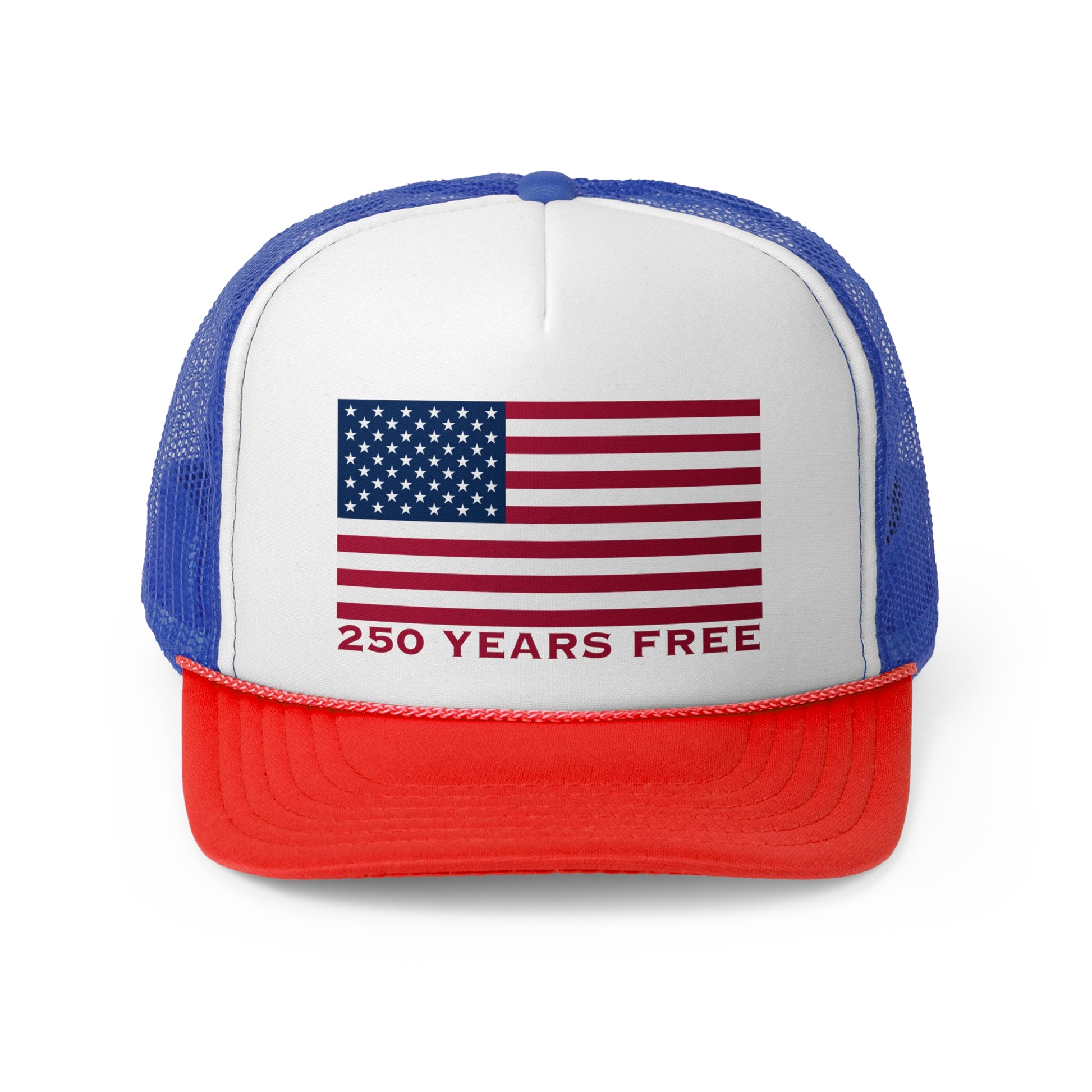 250 Years Free USA Pride Hat, American Patriot Baseball Cap, Independence Day Headwear, Red White Blue Snapback, 4th of July