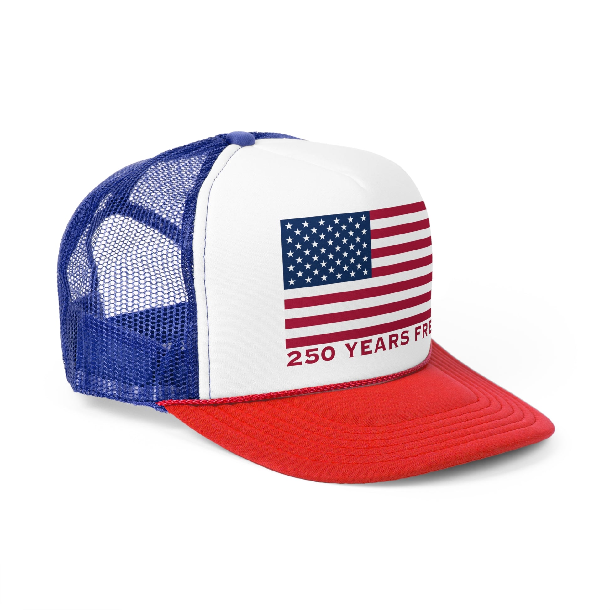 250 Years Free USA Pride Hat, American Patriot Baseball Cap, Independence Day Headwear, Red White Blue Snapback, 4th of July