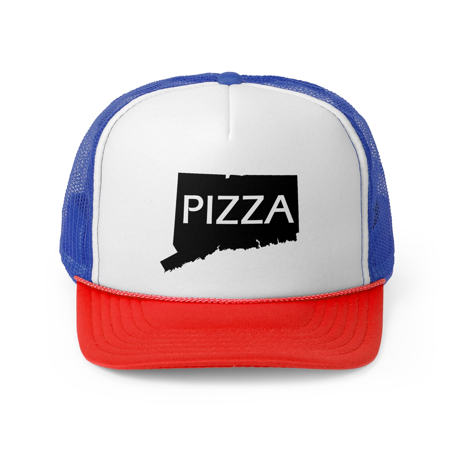 Connecticut Pizza State Trucker Caps - Pizza Lover Hat, CT Foodie Gift, Pizza Party Cap, State Pride Baseball Cap, Food Truck Accessories