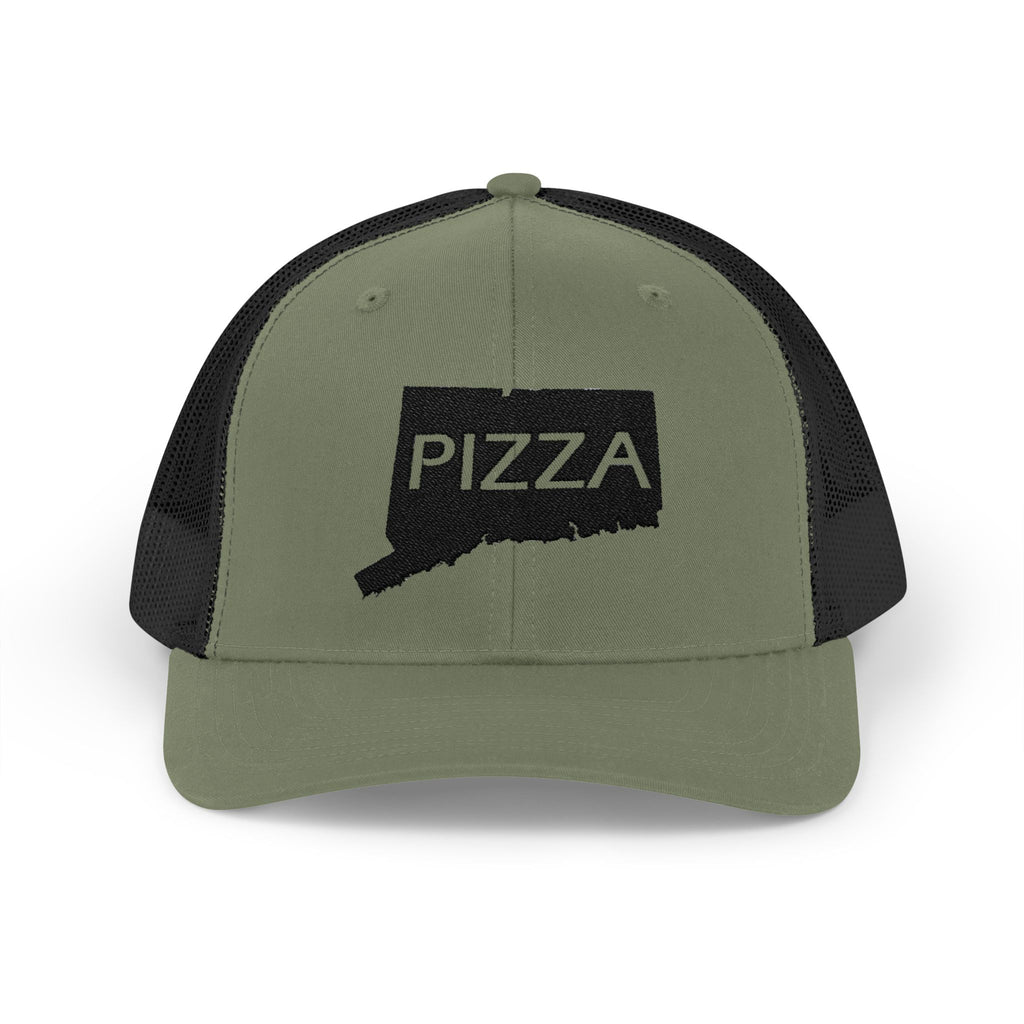 Connecticut Pizza State Snapback Cap - Foodie Gift, Adjustable Hat, Pizza Lover, State Pride, Trucker Hat