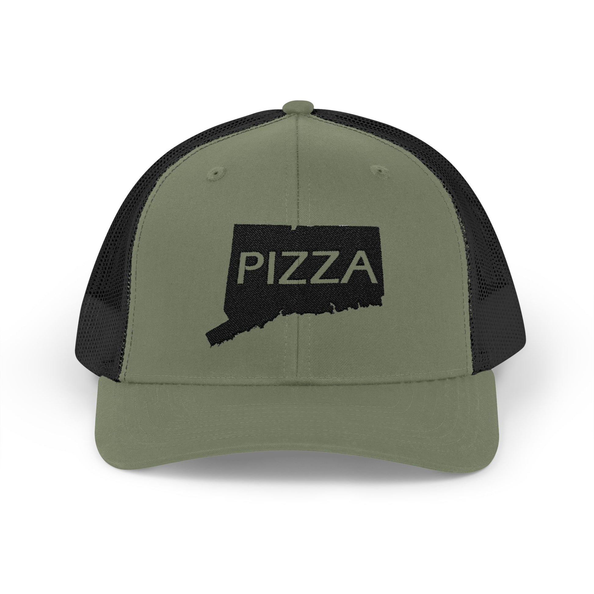 Connecticut Pizza State Snapback Cap - Foodie Gift, Adjustable Hat, Pizza Lover, State Pride, Trucker Hat