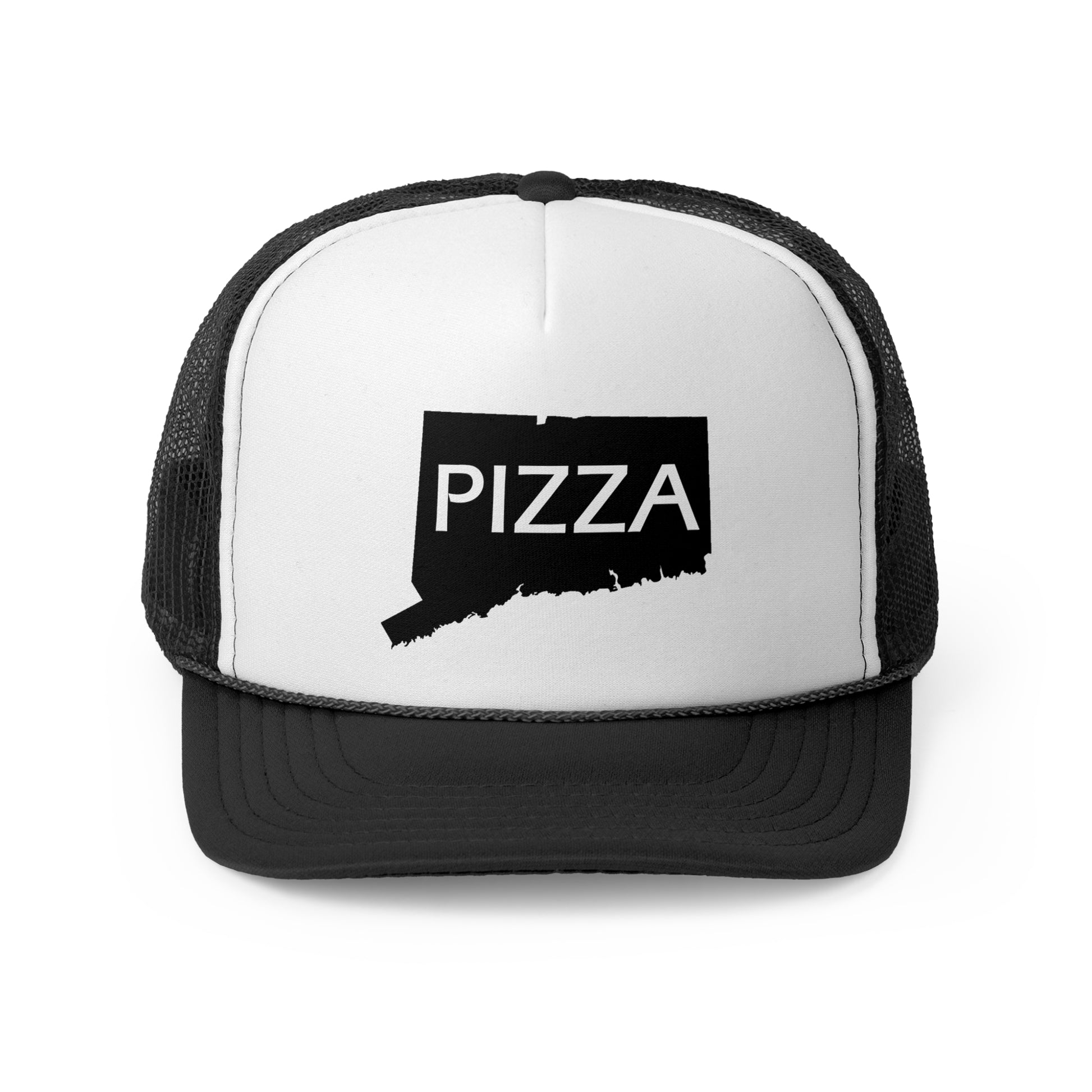 Connecticut Pizza State Trucker Caps - Pizza Lover Hat, CT Foodie Gift, Pizza Party Cap, State Pride Baseball Cap, Food Truck Accessories