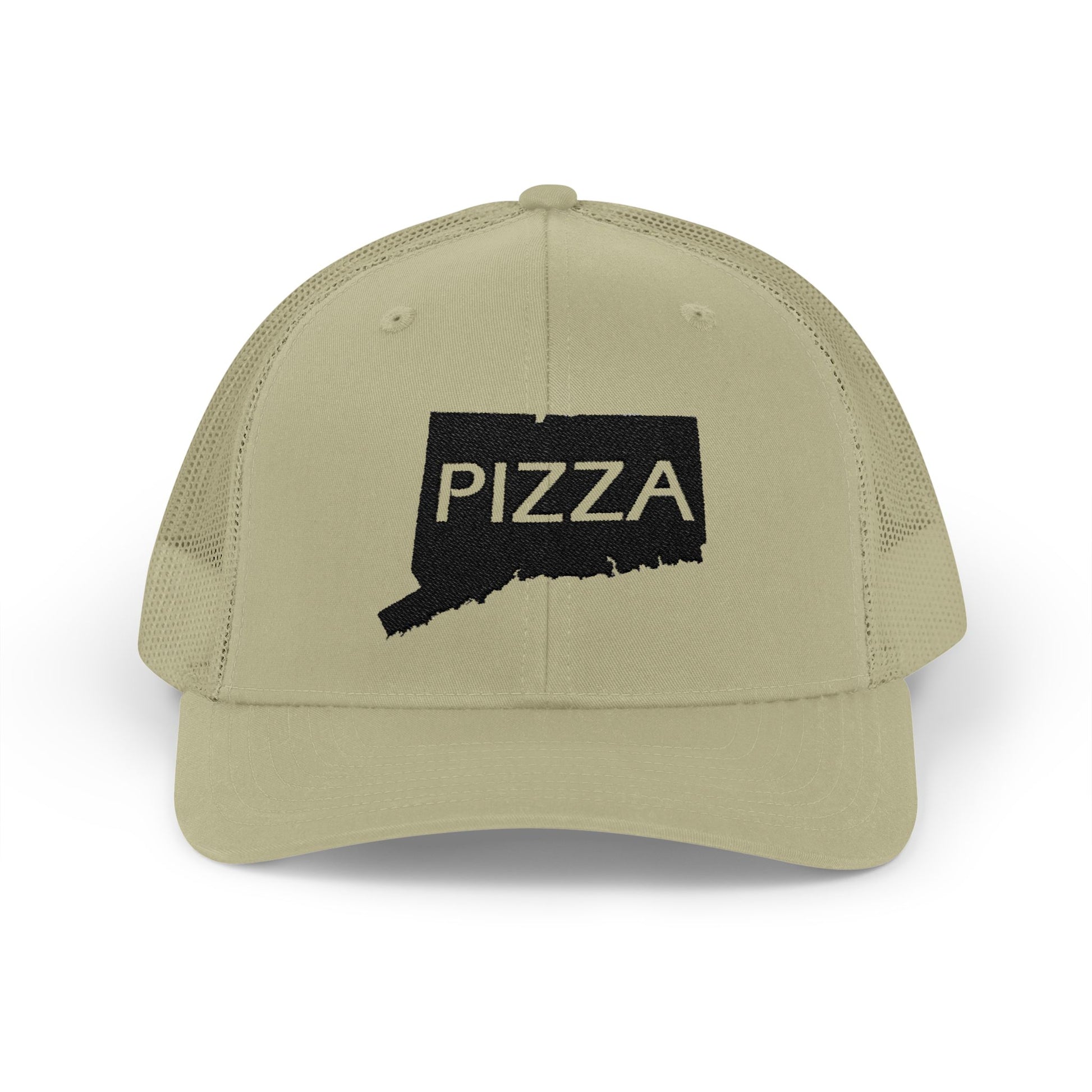 Connecticut Pizza State Snapback Cap - Foodie Gift, Adjustable Hat, Pizza Lover, State Pride, Trucker Hat