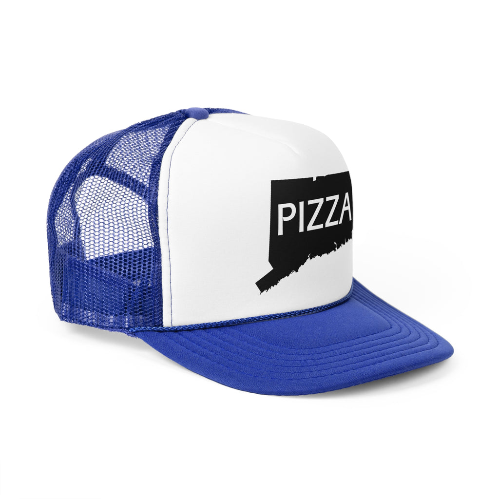 Connecticut Pizza State Trucker Caps - Pizza Lover Hat, CT Foodie Gift, Pizza Party Cap, State Pride Baseball Cap, Food Truck Accessories
